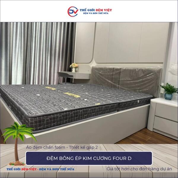 Đệm bông ép Kim Cương Four D 5